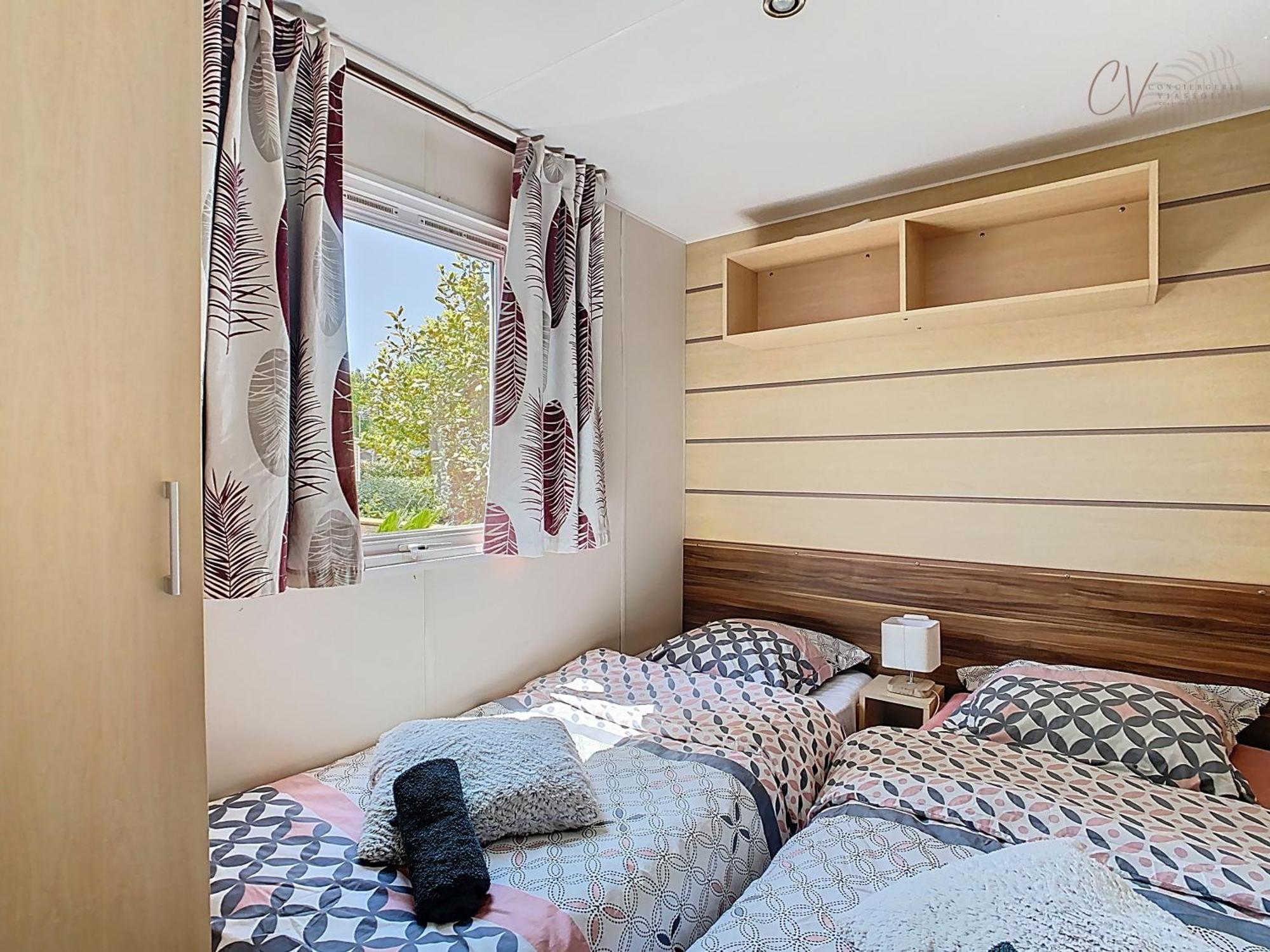 Grand Mobil Home 3Chbr 2Sdb Camping La Carabasse Vias Luaran gambar